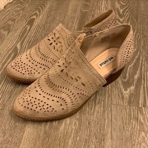 Toupe Not Rated Cutout Booties